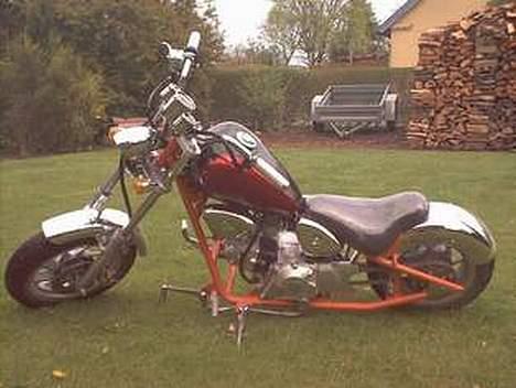 MiniBike Chopper 70ccm  billede 2