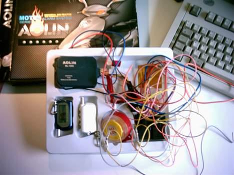 Yamaha evo Jog [solgt] - *Nyt* Jaeh Her er min Aolin 2-vejs alarm.. NICE ALARM! billede 17