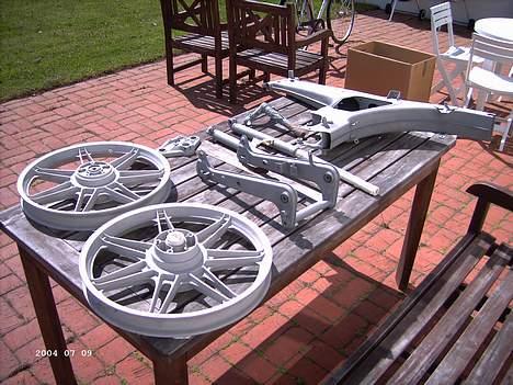 Puch N-4SSL Monza Flagskib - Efter sandblæsning billede 15