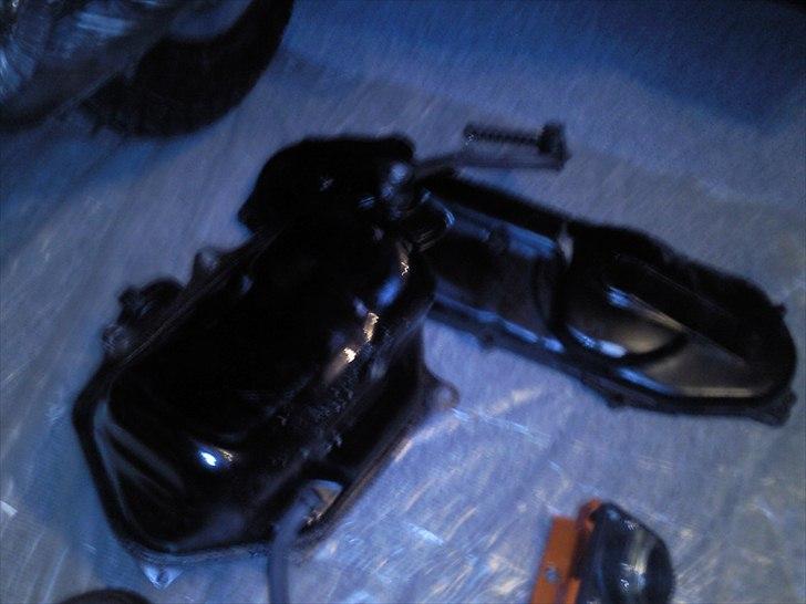 Yamaha Jog Fs LC Projekt - Solgt - Kickstarterskjold og tank. billede 5