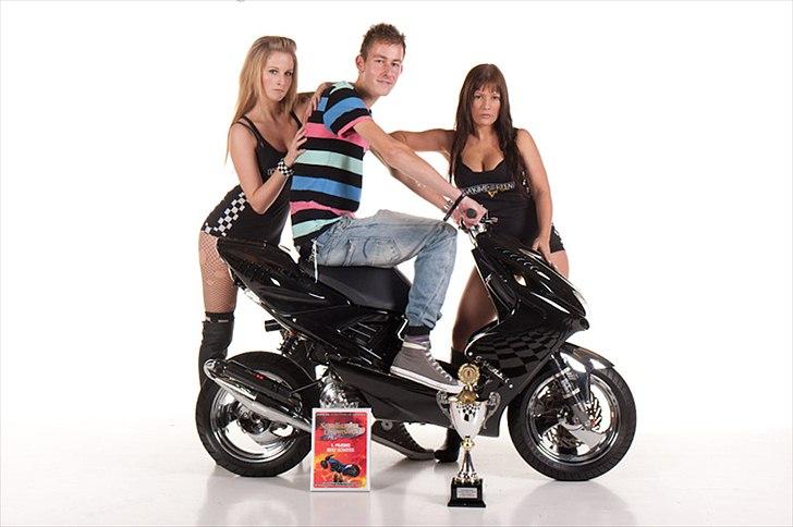 Yamaha Aerox S6R -Ny 2009 Model! -  Scandinavian Custom Show 2010 - 1. Præmie i Best Scooter billede 15