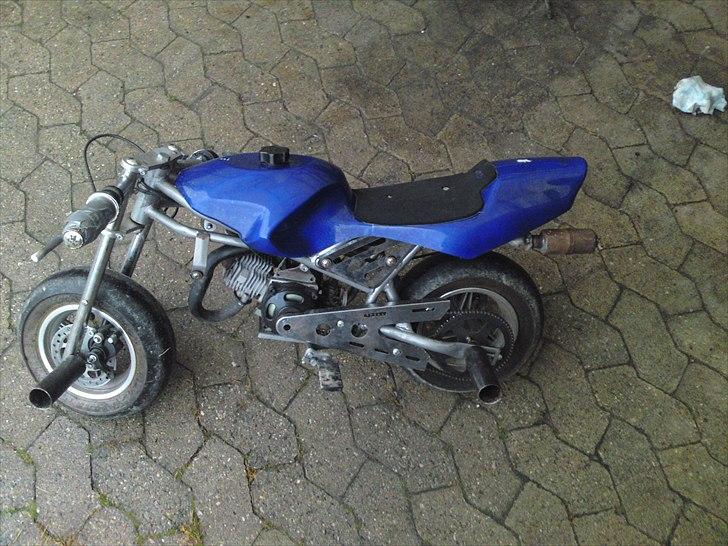 MiniBike pocket bike (SOLGT) billede 2
