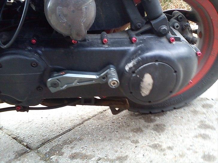 Gilera Runner (før renovation) - varioskjold. første omgang maling.. blev hurtigt slidt.. billede 7