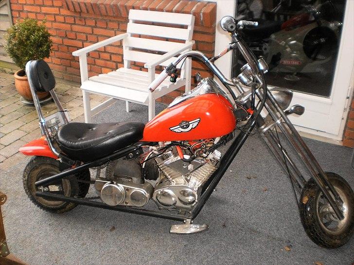 CPI Mini Chopper (skilt af, lavet til et prosjekt = fe - sådan så den ud da jeg fik den  billede 7