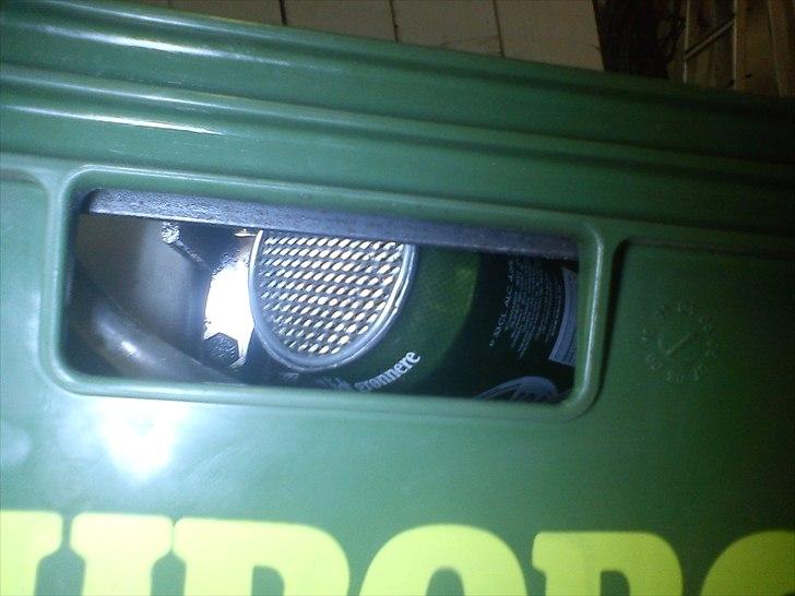Puch ølkasse - Tuborg-dåse som luftfilter med filter fra en gammel Bing kaburator billede 14