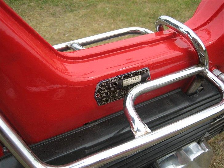 Puch maxi k - har stadig den orginale typeplade på :D billede 12