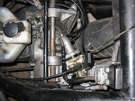 PGO dr.big *(TOTAL SKADET)*  - min motor!. den er da pæn nok når man tænker på dens alder! billede 6