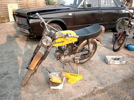 Yamaha FS1 K1 - Lige kommet hjem efter en "shoppingtur" til silkeborg efter en Monza (RednWhite) og kom hjem med en monza og 2 4geare :-P billede 10