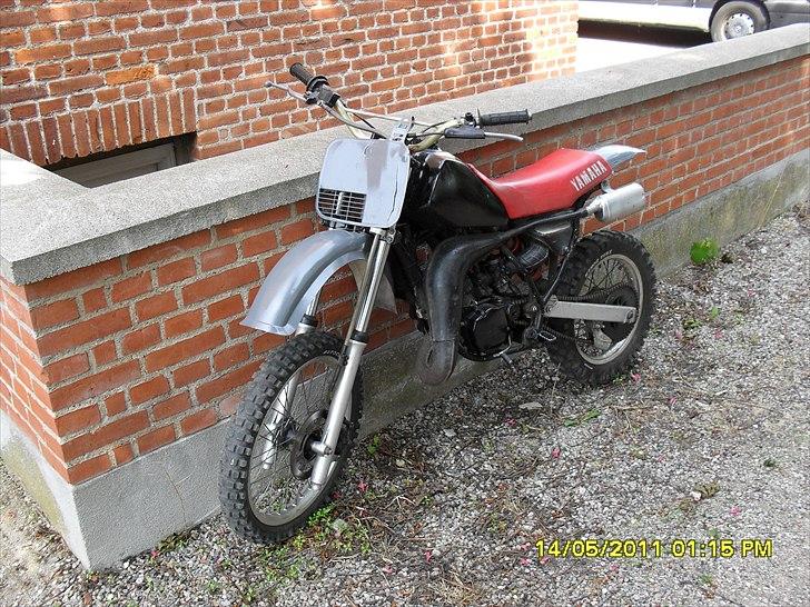Yamaha yz80 (lav) super motard - sådan så den ud da jeg købte den billede 13