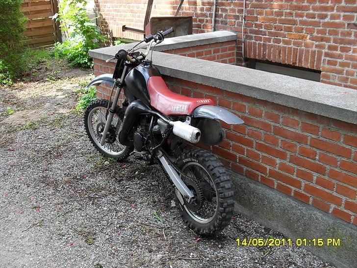 Yamaha yz80 (lav) super motard - sådan så den ud da jeg købte den billede 15