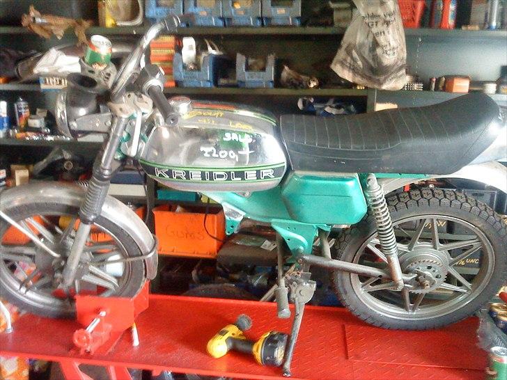 Kreidler rmc (projekt) (the green devil) - sådan så den ud da jeg fik den billede 2