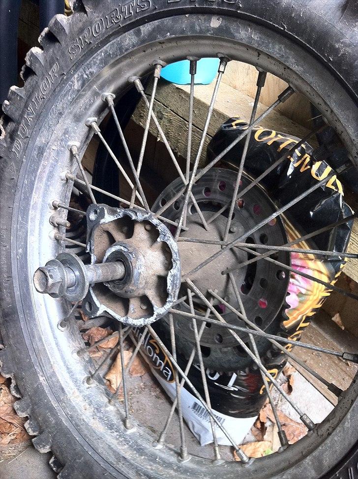 Yamaha yz 85 høj SOLGT :( - tjaa så røg baghjuls nav´et :( ***ER LAVET*** billede 5