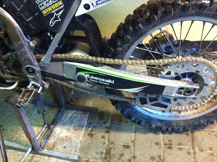 Kawasaki Kx 125 - Ny kæde og tandhjul billede 7