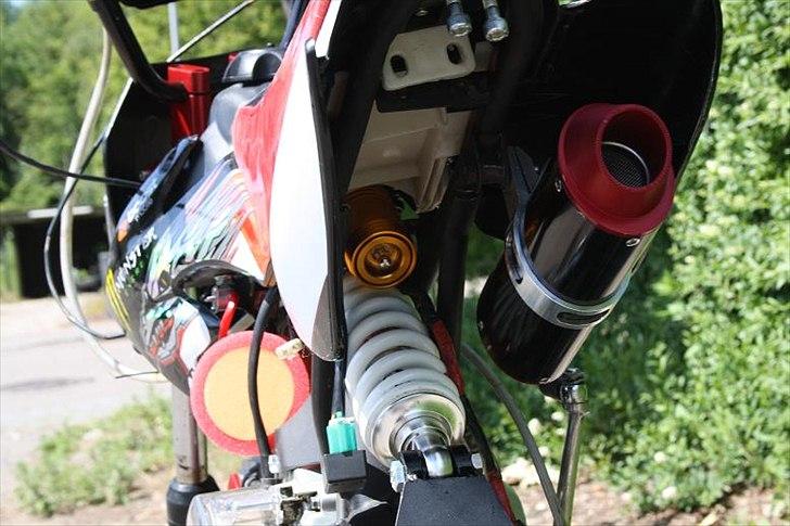 Shineray Supermotard Custom Topstar - Efter prøvemontering af forlygte, potte og skærme billede 3