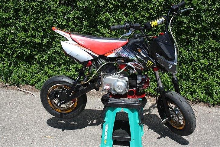 Shineray Supermotard Custom Topstar - Efter prøvemontering af forlygte, potte og skærme billede 2