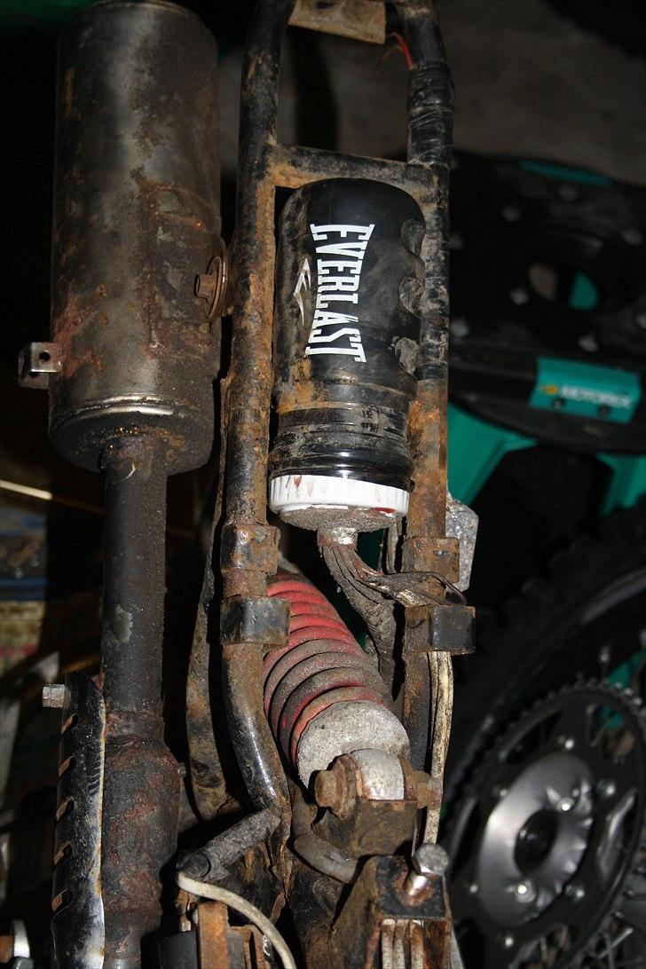 Shineray Supermotard Custom Topstar - FØR! hjemmefusket ledningsnet samlet i en drikkedunk :D billede 17