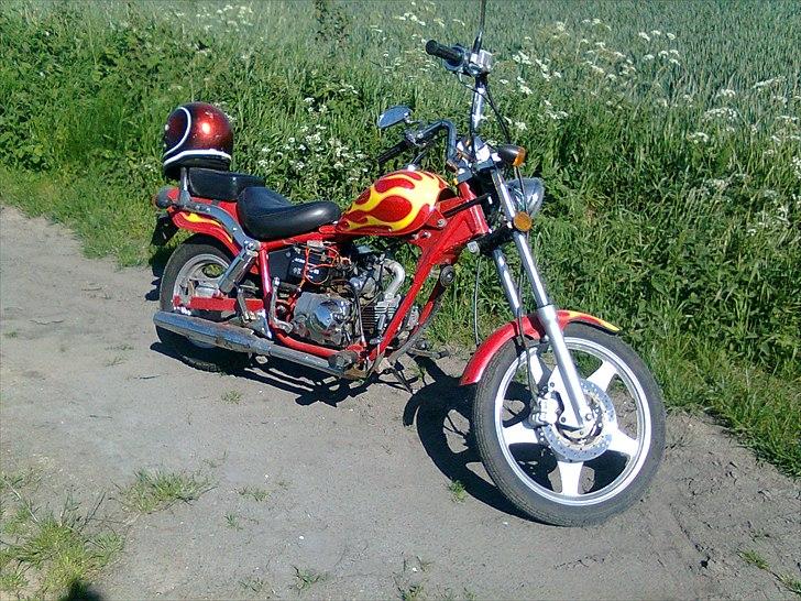 Kinroad Chopper  (Bobber) - Grim som bare fanden billede 6