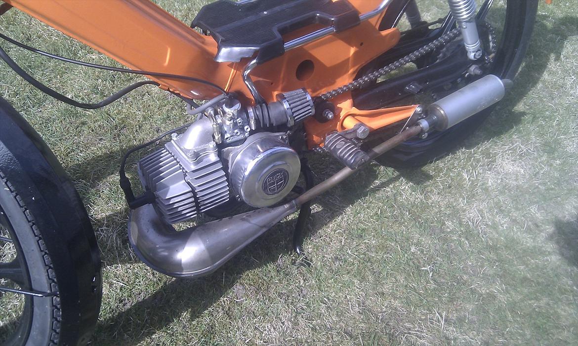 Puch maxi kl - i kan se jeg har sadt en kæde rolle på for ikke at rise stelet billede 12