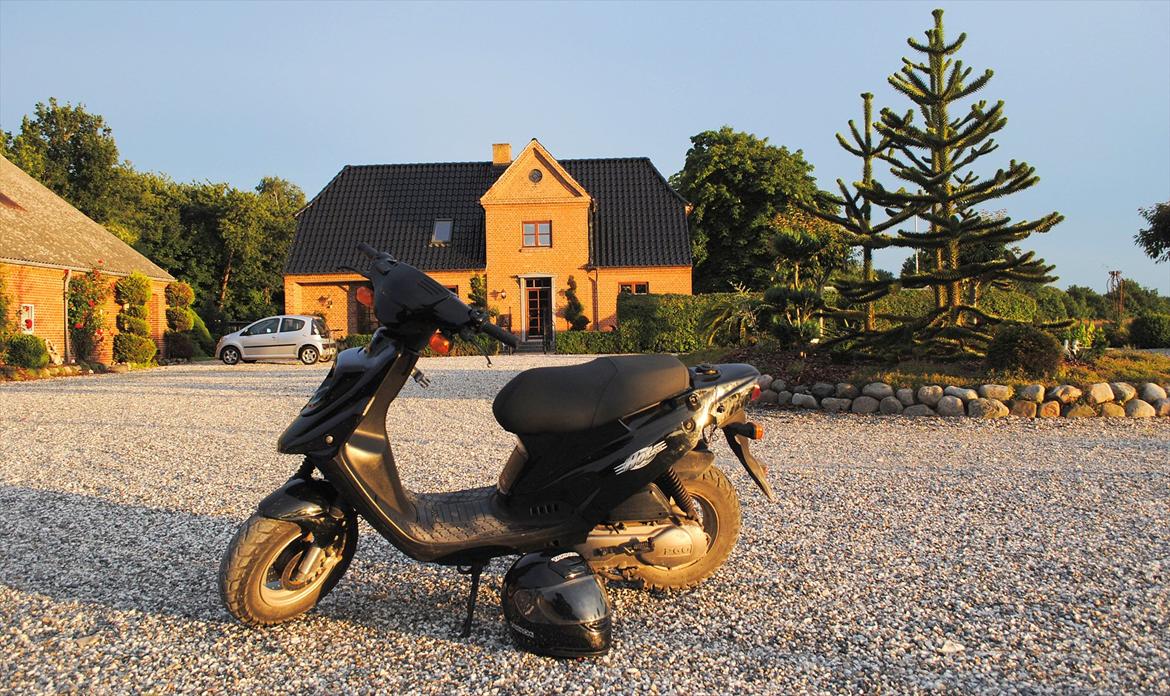 PGO Hot 50 - Scooteren foran sit nye hjem ;-) billede 3