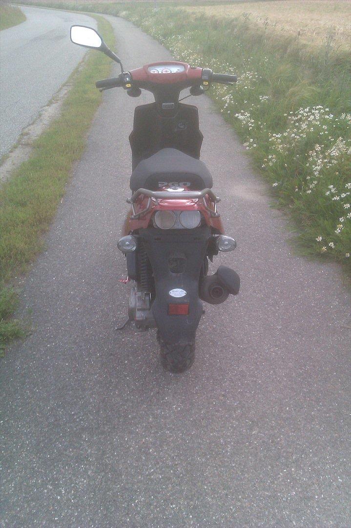 PGO Hot 50 (rød) - bemærk de crom pære ;) billede 10