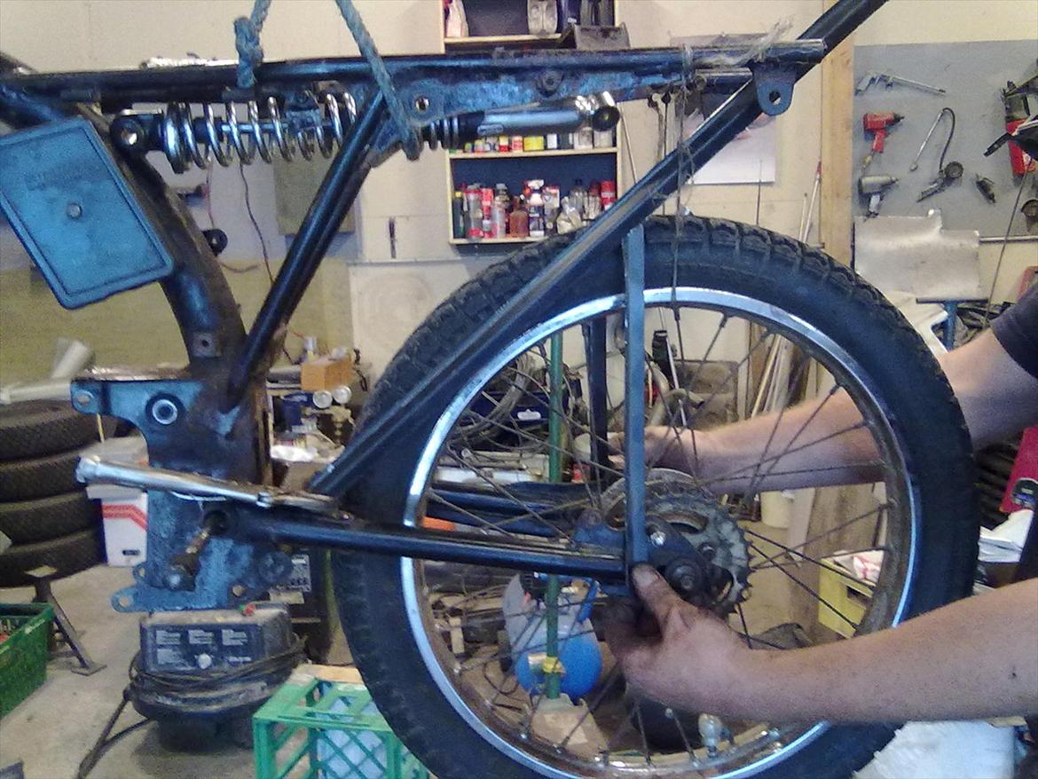 Suzuki DM50 Samurai - Der skal laves mono-affjedring og speciel bagstiver med skærm billede 17