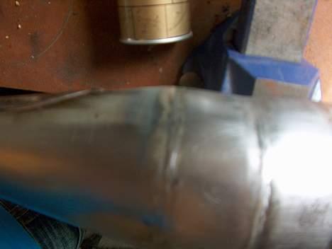 Aprilia Sonic GP - Udstøning er slebet halv ned, to timer mere og den er færdig. billede 4