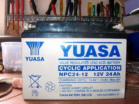 Aprilia Sonic GP - Batteri til anlæg mange ampære. billede 9