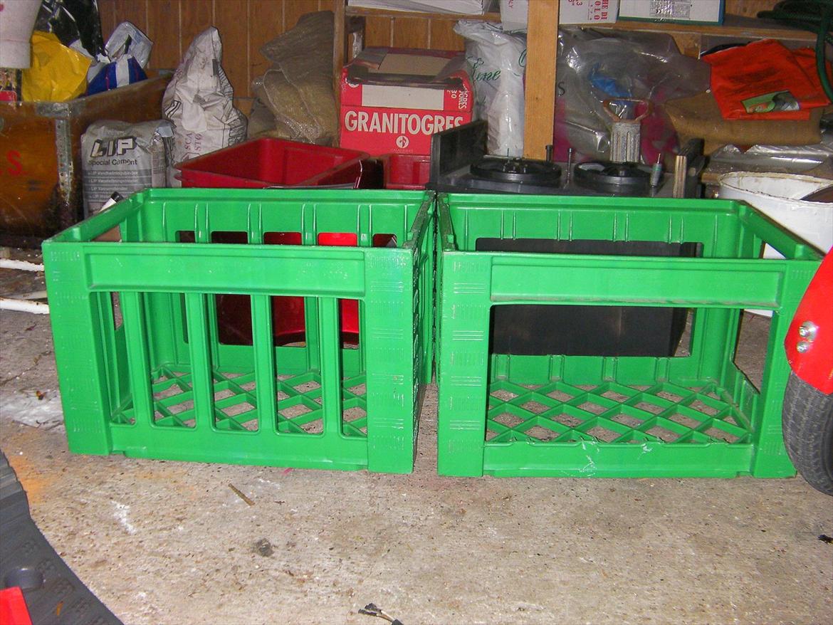 Puch Maxi K - Ved ikke hvorfor tremmerne på mælkekassen manglede, men der kommer ihvertfald en ny på. billede 10