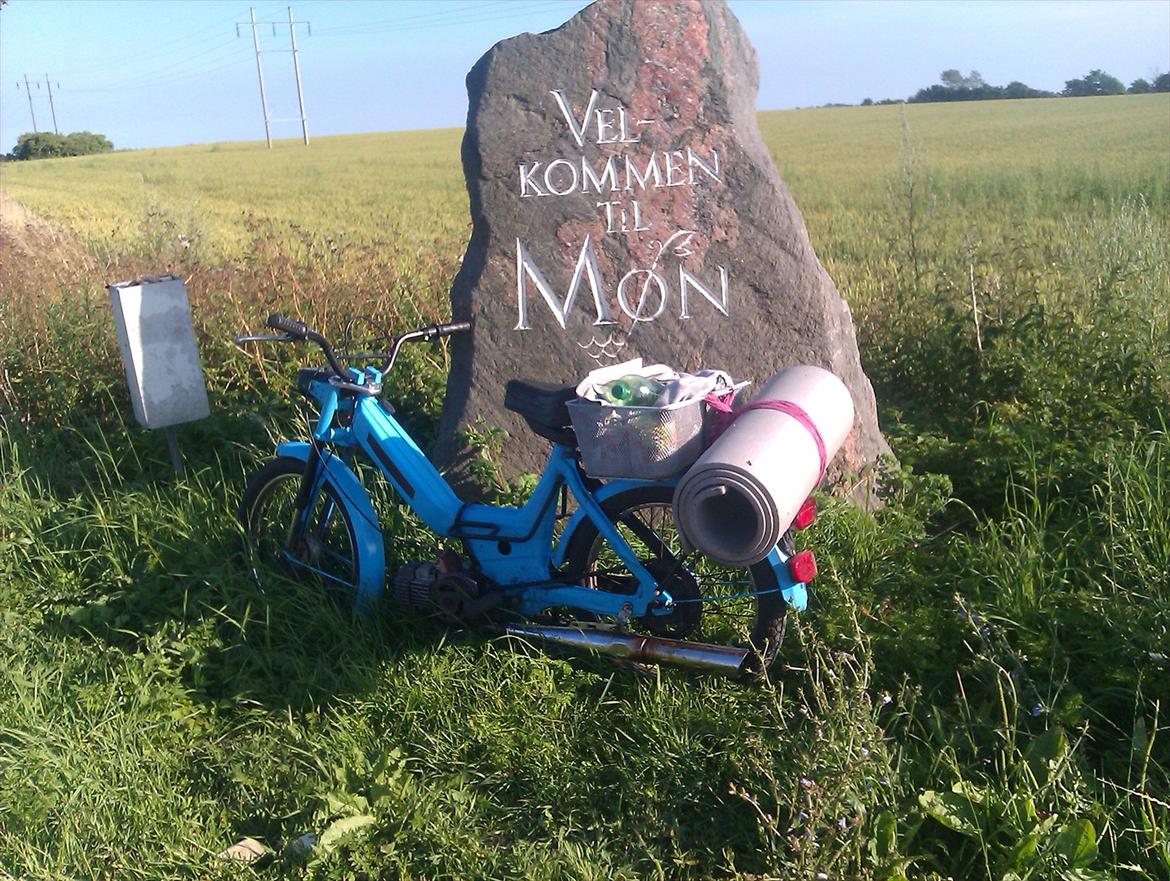 Puch Maxi k - knallert ferie. fra slagelse til næstved,fakse,feddet, præstø, kalvehave, møn rundt, bogø rundt og retur på 3 dage billede 1