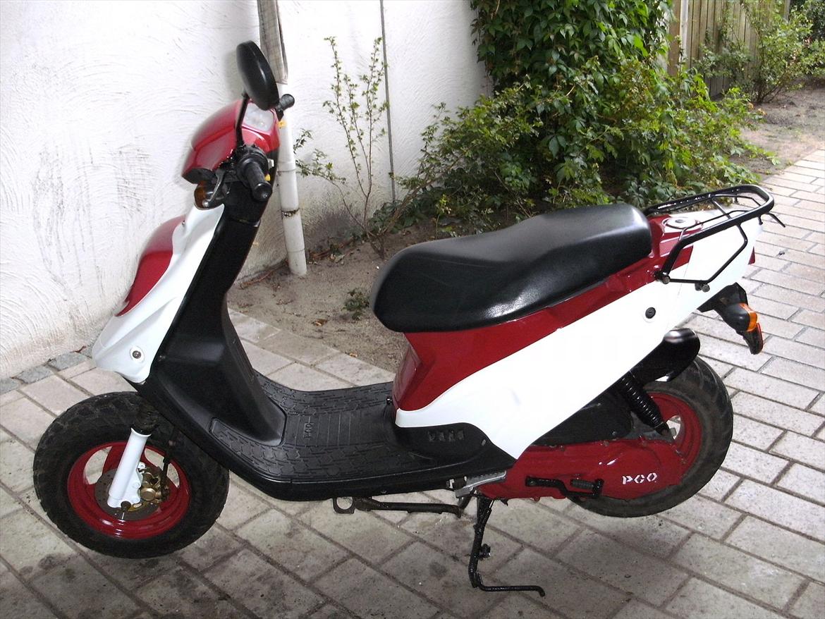 PGO Hot 50 Red/White Edion billede 2