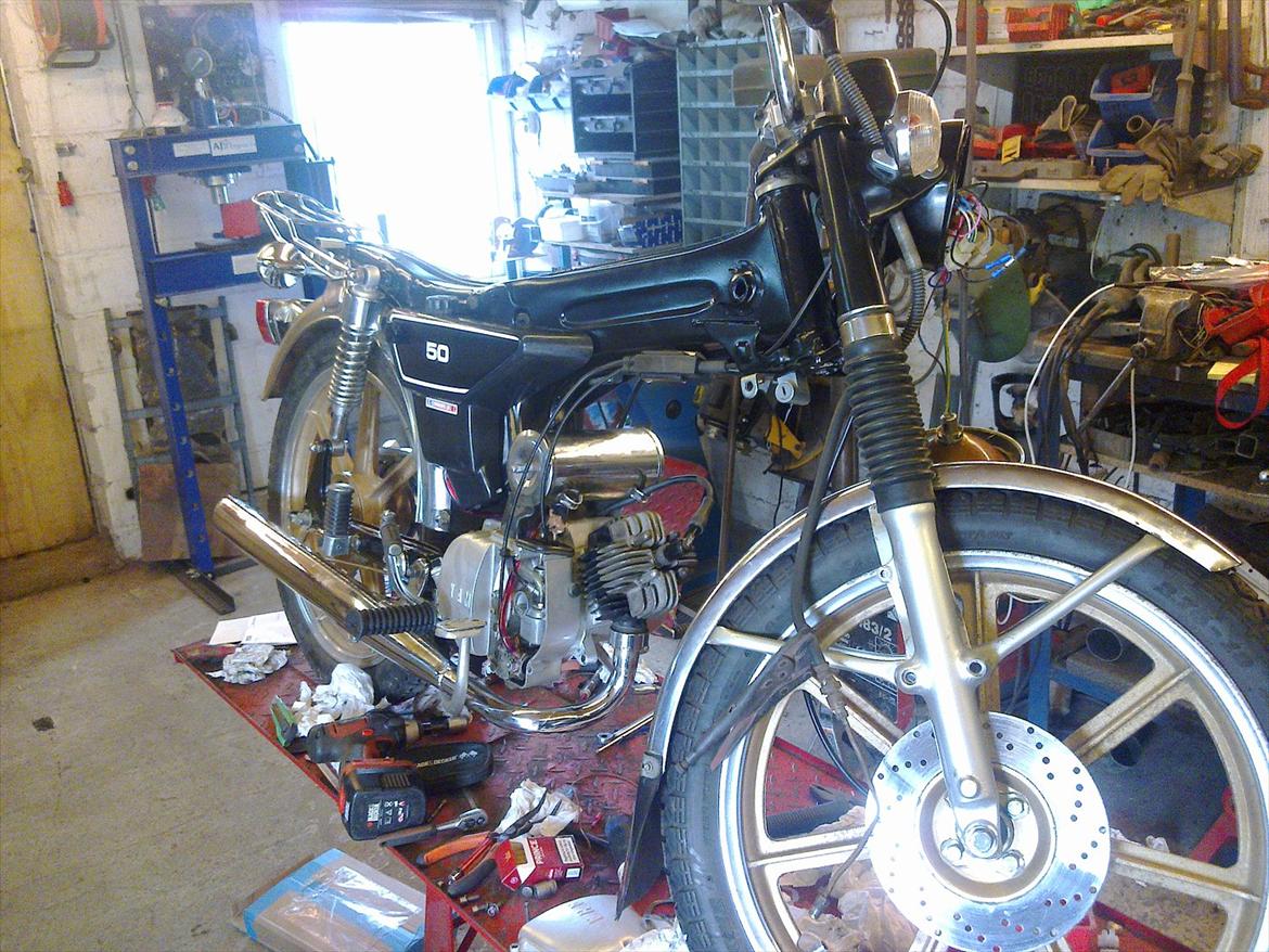 Yamaha FS1 drejeventil - nyt billede.under opbygning  billede 15