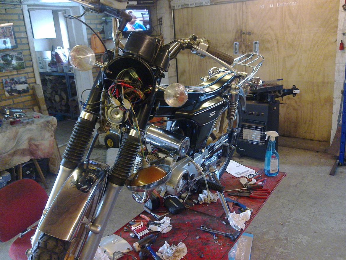 Yamaha FS1 drejeventil - nyt billede.under opbygning  billede 16