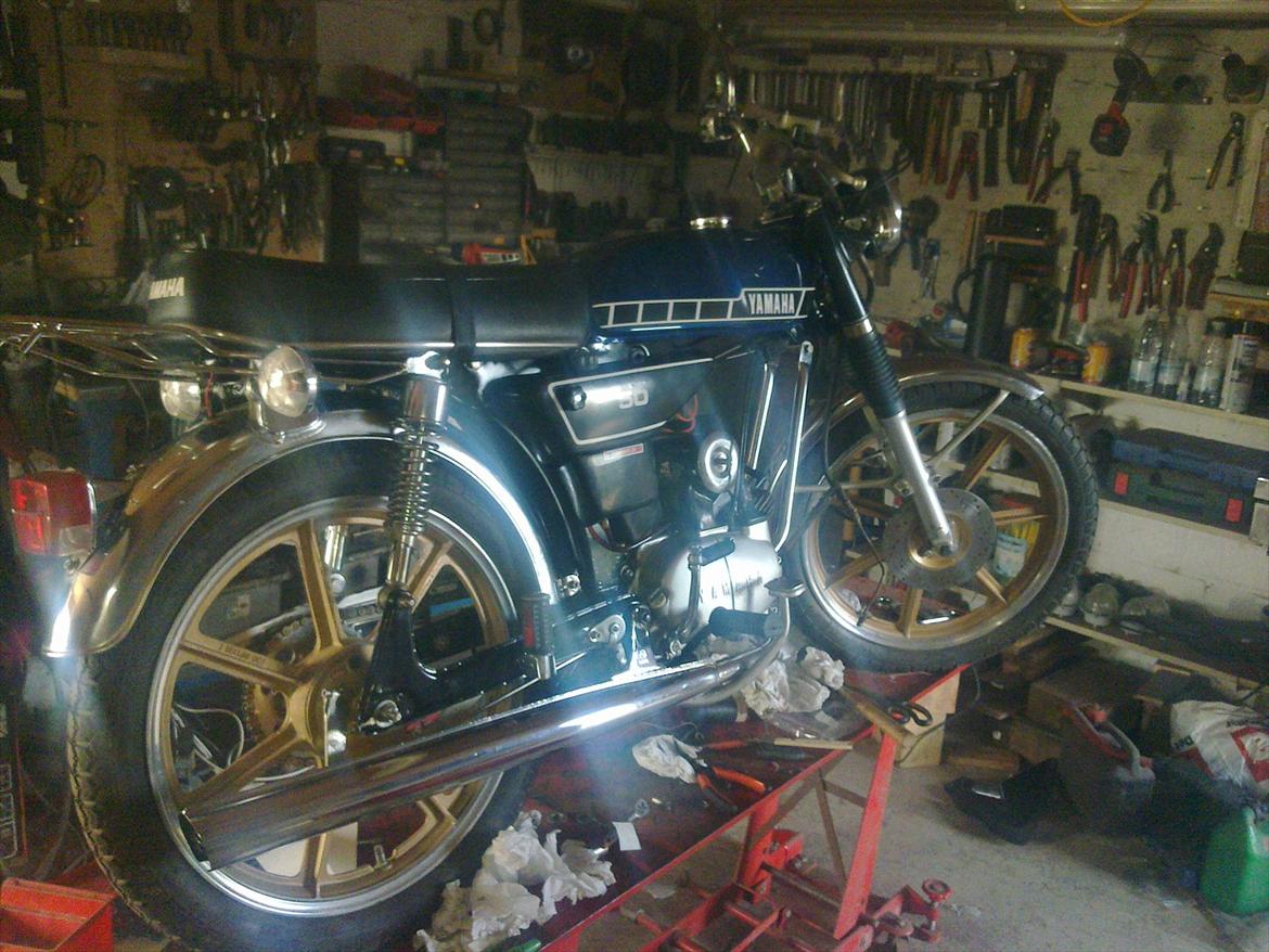 Yamaha FS1 drejeventil - nyt billede.næsten færdig billede 1