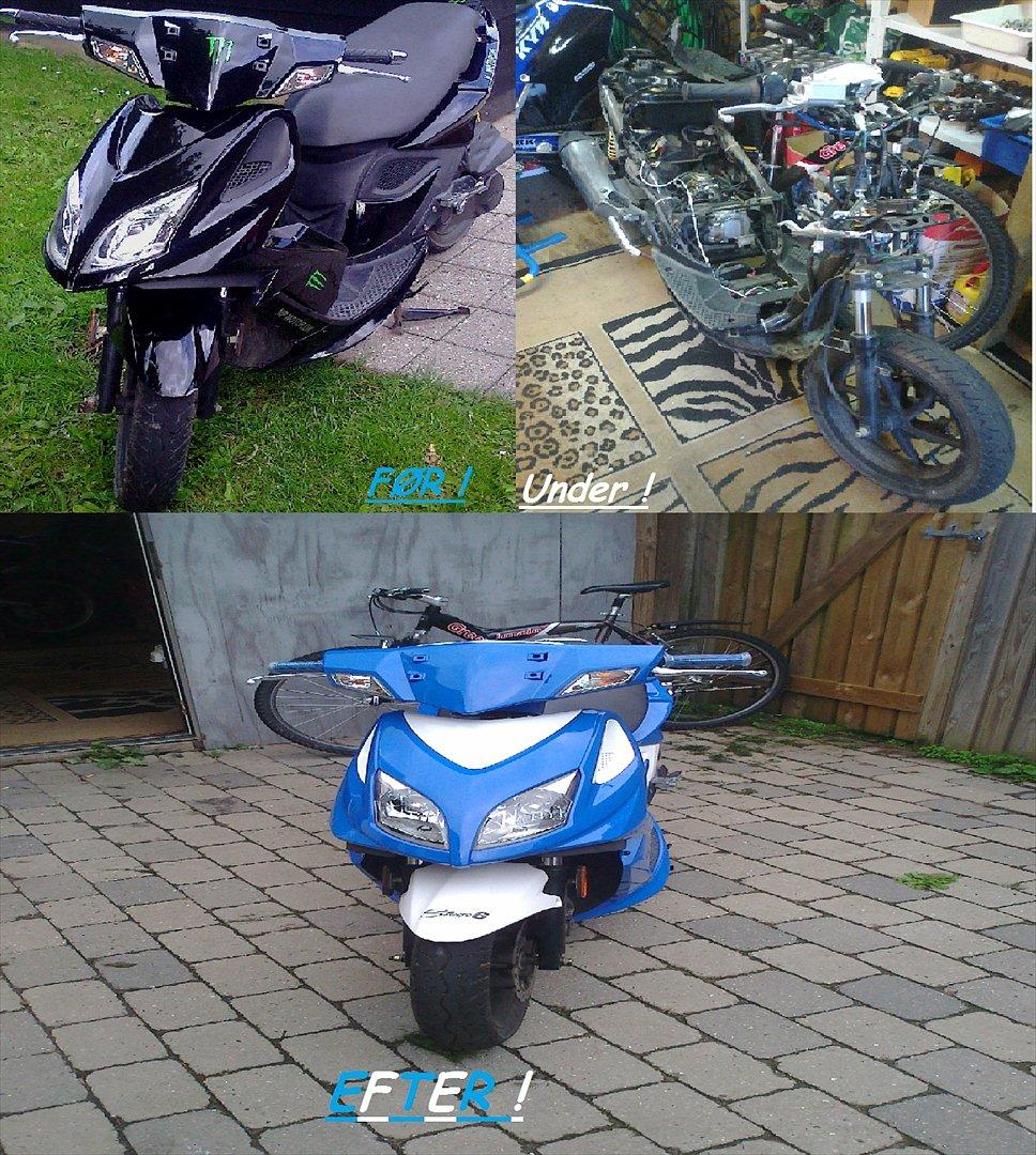 Kymco Super 8 Solgt - Før. Under Renovation. Efter :-P billede 17