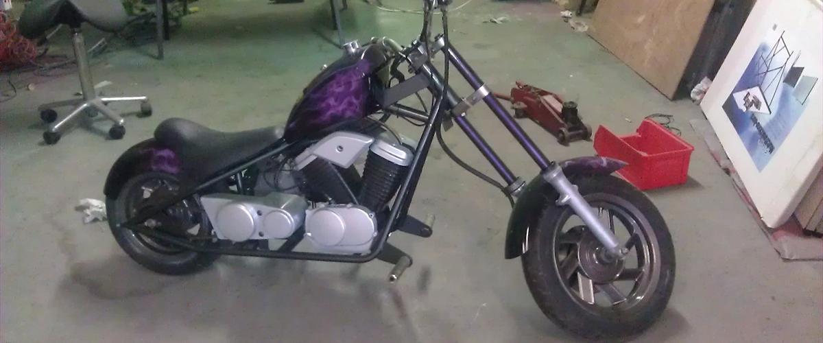 MiniBike Chopper 2005 TIL SALG, BYD... Stel og f...