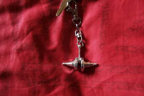 Yamaha booster lc (solgt) - chrom krumtap nøglering (fra scooter-shoppen) billede 10