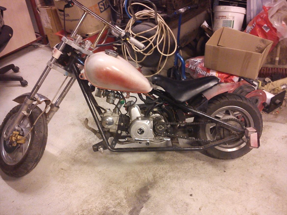MiniBike Chopper 4 gir 70 ccm billede 1