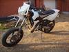 Derbi Senda efter crash