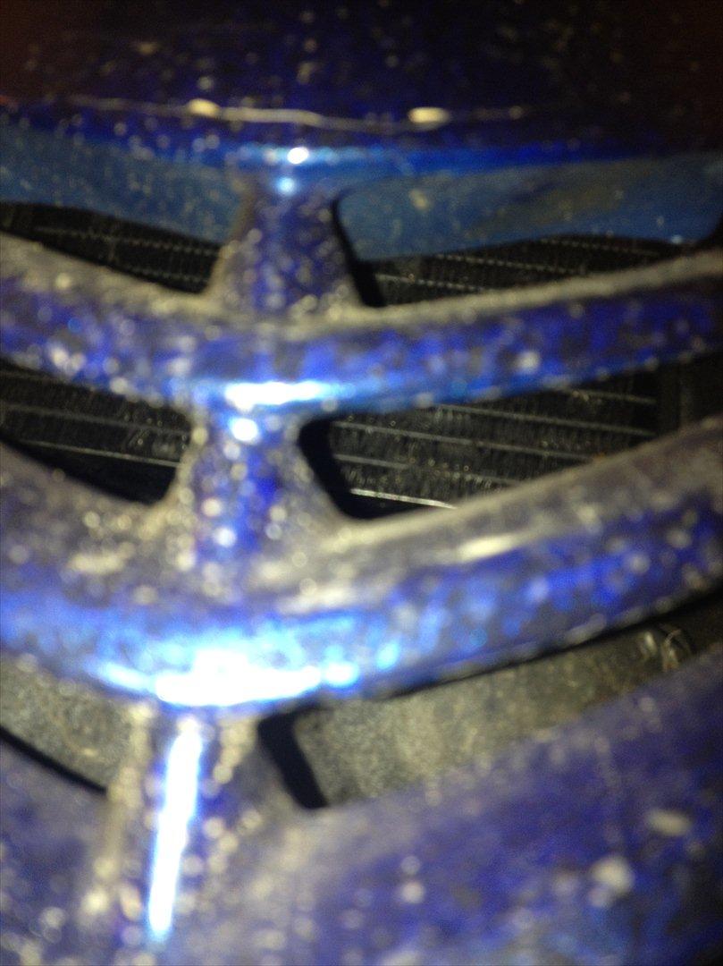 Aprilia Sonic LC SD - Så er køleren monteret bag frontskjoldet , massere plads. billede 7