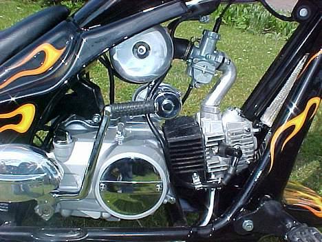 MiniBike Chopper 110 ccm Solgt billede 4