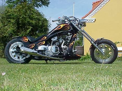 MiniBike Chopper 110 ccm Solgt billede 5