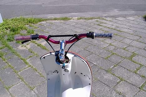 Piaggio Zip - Solgt! - Crom-rød barstyr. billede 8