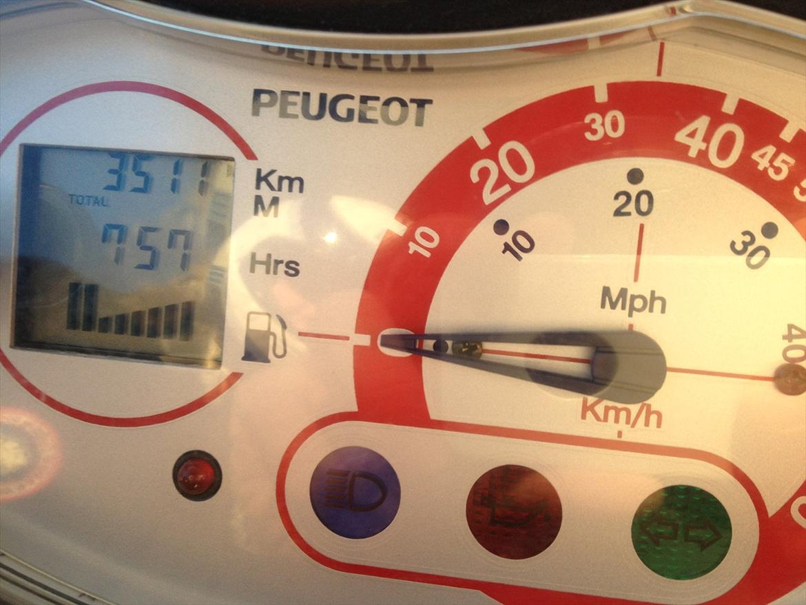 Peugeot vivacity - speedometer  billede 10