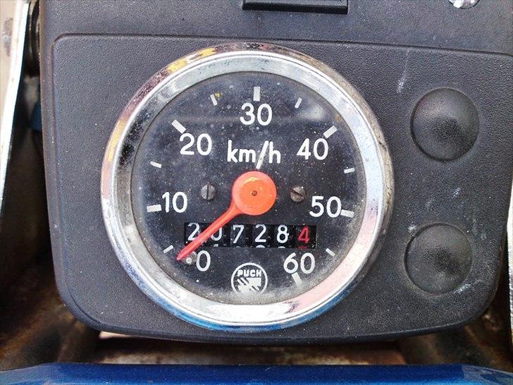 Puch Maxi-1 KL - Originalt speedometer er efterhånden en sjældenhed billede 11