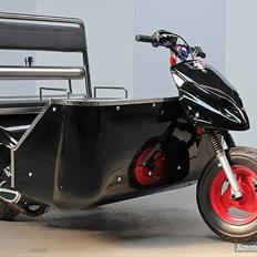 PGO hot 50 med sidevogn 