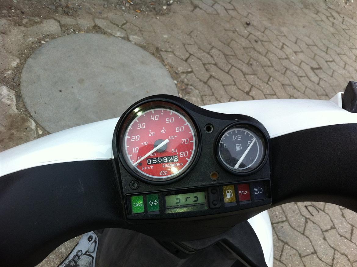 Gilera Stalker perlemors hvid solgt billede 5