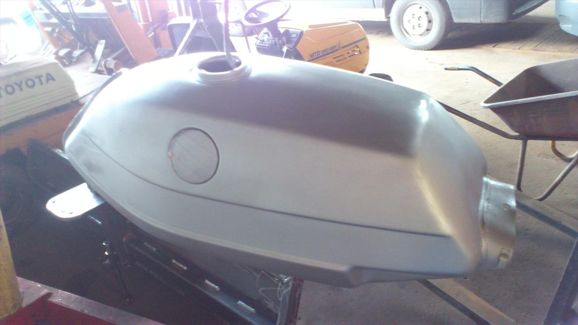 Puch Monza 2 gear - Så har den fået sølvmaling billede 3