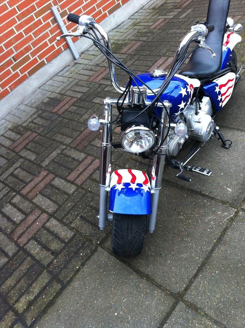 MiniBike harley chopper "Solgt" billede 1