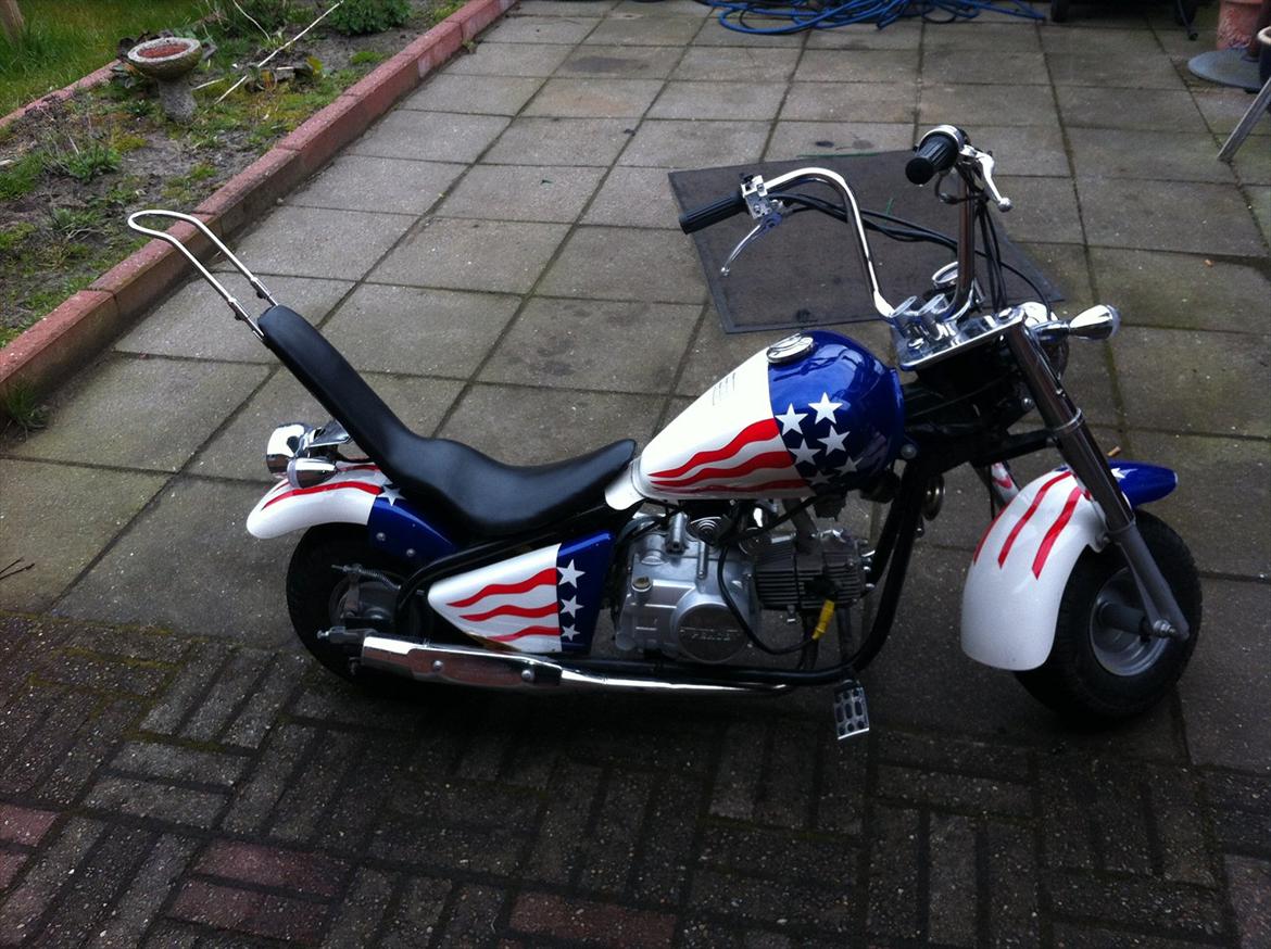 MiniBike harley chopper "Solgt" billede 2