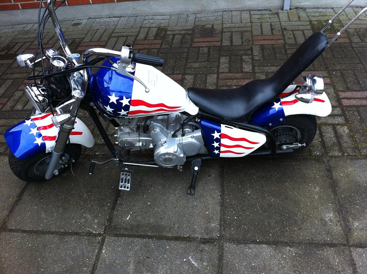 MiniBike harley chopper "Solgt" billede 4
